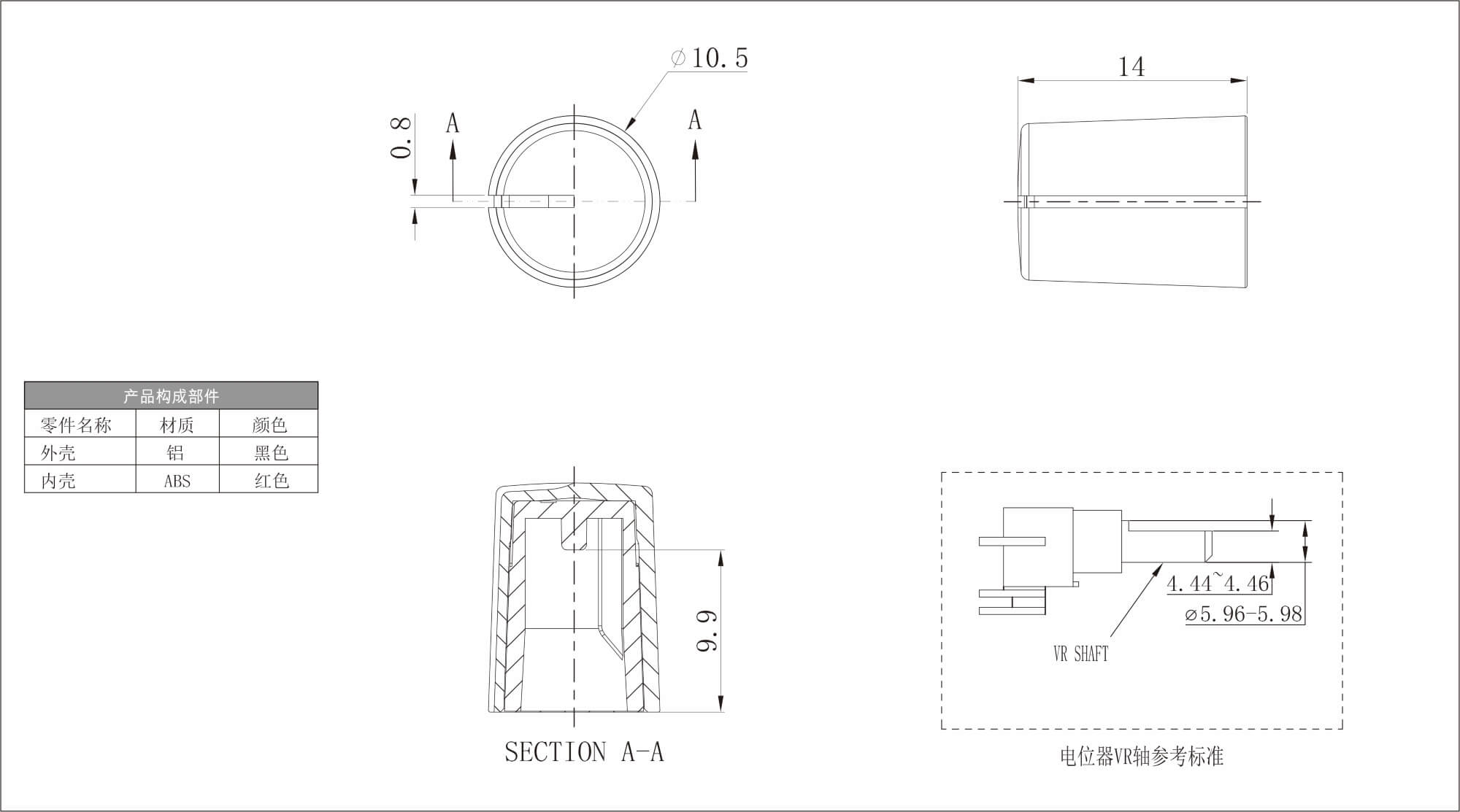 Hardware Knob X127